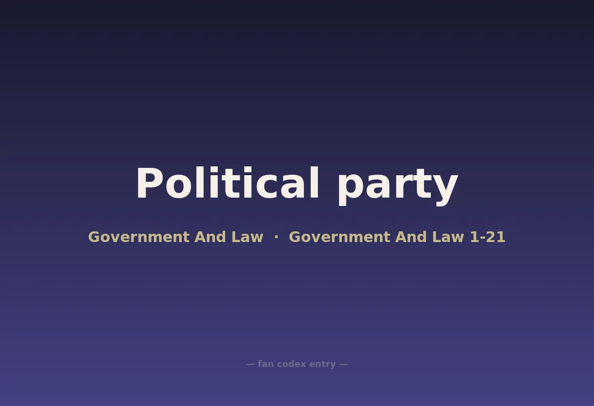 Political party