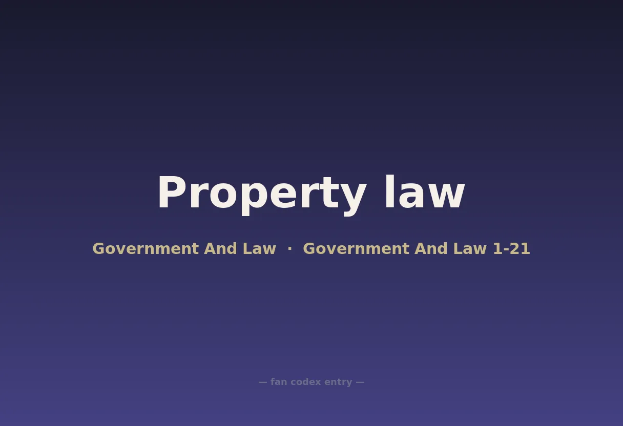 Property law